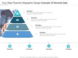 Four Step Pyramid Design Example Of Nominal Data Infographic Template