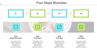 Four Steps Business In Powerpoint And Google Slides Cpb