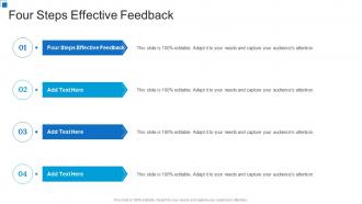 Four Steps Effective Feedback In Powerpoint And Google Slides Cpb