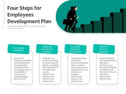 Four steps for employees development plan