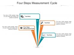 Four steps measurement cycle ppt powerpoint presentation layouts graphic tips cpb