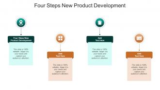 Four Steps New Product Development In Powerpoint And Google Slides Cpb