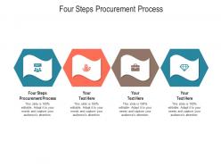 Four steps procurement process ppt powerpoint presentation file templates cpb