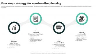 Four Steps Strategy For Merchandise Planning