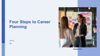 Four Steps To Career Planning PPT Designs AT