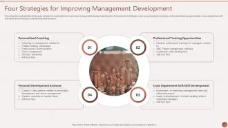 Four Strategies For Improving Management Development