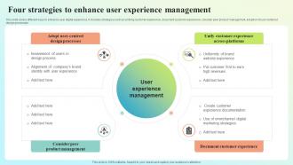 Four Strategies To Enhance User Experience Management