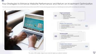 Four Strategies To Enhance Website Performance And Return On Investment Optimization