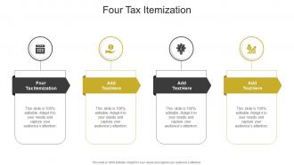 Four Tax Itemization In Powerpoint And Google Slides Cpb