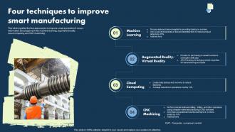 Four Techniques To Improve Smart Manufacturing
