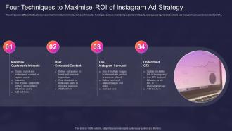 Four Techniques To Maximise ROI Of Instagram Ad Strategy