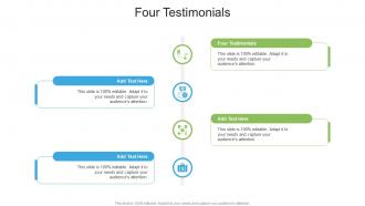 Four Testimonials In Powerpoint And Google Slides Cpb