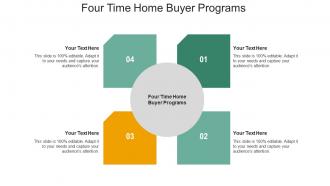 Four time home buyer programs ppt powerpoint presentation show display cpb