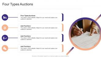 Four Types Auctions In Powerpoint And Google Slides Cpb