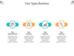 Four types business ppt powerpoint presentation ideas pictures cpb