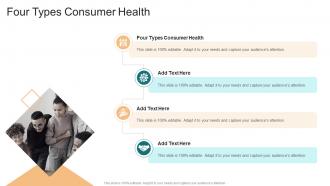 Four Types Consumer Health In Powerpoint And Google Slides Cpb