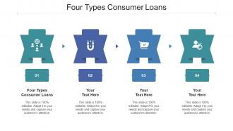 Four Types Consumer Loans Ppt Powerpoint Presentation Slides Format Cpb