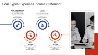 Four Types Expenses Income Statement In Powerpoint And Google Slides Cpb