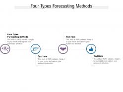 Four types forecasting methods ppt powerpoint presentation pictures slides cpb