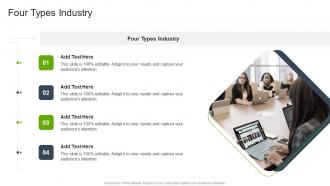 Four Types Industry In Powerpoint And Google Slides Cpb