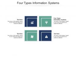 Four types information systems ppt powerpoint presentation styles picture cpb