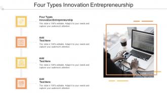 Four Types Innovation Entrepreneurship In Powerpoint And Google Slides Cpb
