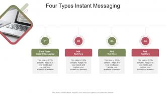 Four Types Instant Messaging In Powerpoint And Google Slides Cpb