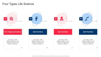 Four Types Life Science In Powerpoint And Google Slides Cpb