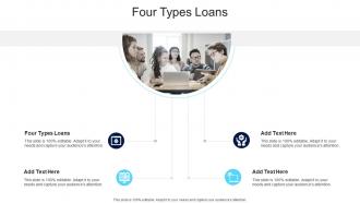 Four Types Loans In Powerpoint And Google Slides Cpb
