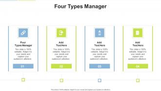 Four Types Manager In Powerpoint And Google Slides Cpb