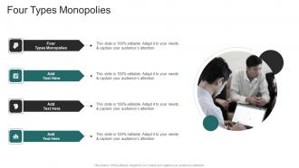 Four Types Monopolies In Powerpoint And Google Slides Cpb