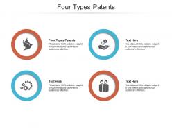 Four types patents ppt powerpoint presentation infographics format cpb