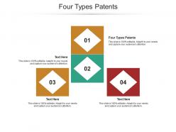 Four types patents ppt powerpoint presentation layouts images cpb