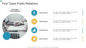Four Types Public Relations In Powerpoint And Google Slides Cpb