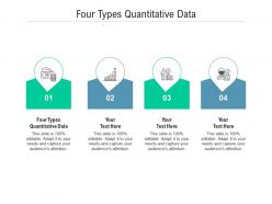 Four types quantitative data ppt powerpoint presentation styles ideas cpb