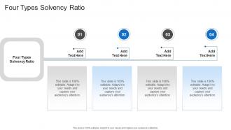 Four Types Solvency Ratio In Powerpoint And Google Slides Cpb