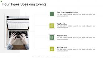 Four Types Speaking Events In Powerpoint And Google Slides Cpb