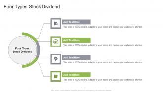 Four Types Stock Dividend In Powerpoint And Google Slides Cpb