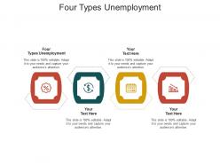Four types unemployment ppt powerpoint presentation styles graphics template cpb