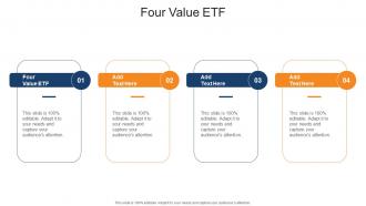 Four Value ETF In Powerpoint And Google Slides Cpb