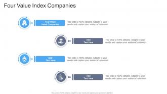 Four Value Index Companies In Powerpoint And Google Slides Cpb