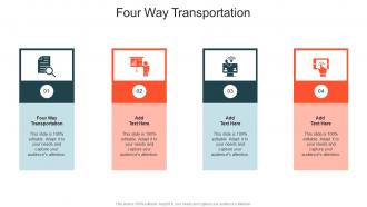 Four Way Transportation In Powerpoint And Google Slides Cpb