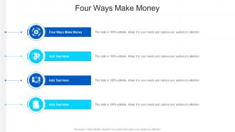 Four Ways Make Money In Powerpoint And Google Slides Cpb