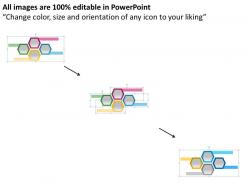 88227526 style cluster hexagonal 4 piece powerpoint presentation diagram infographic slide