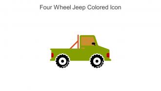 Four Wheel Jeep Colored Icon In Powerpoint Pptx Png And Editable Eps Format