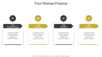 Four Woman Finance In Powerpoint And Google Slides Cpb