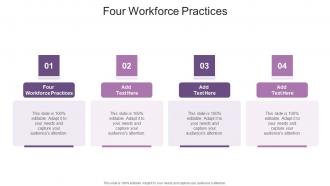 Four Workforce Practices In Powerpoint And Google Slides Cpb