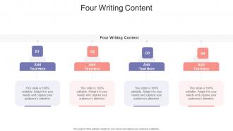 Four Writing Content In Powerpoint And Google Slides Cpb