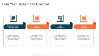 Four Year Career Plan Example In Powerpoint And Google Slides Cpb