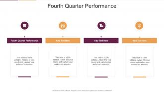 Fourth Quarter Performance In Powerpoint And Google Slides Cpb